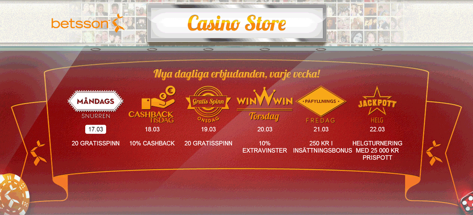 Veckans casino - 35016